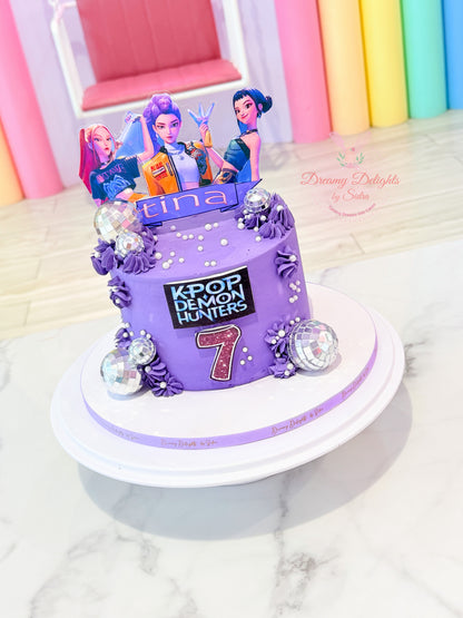 K-Pop Birthday Cake