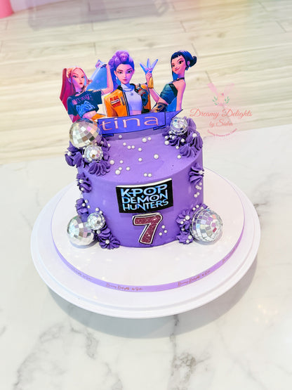 K-Pop Birthday Cake