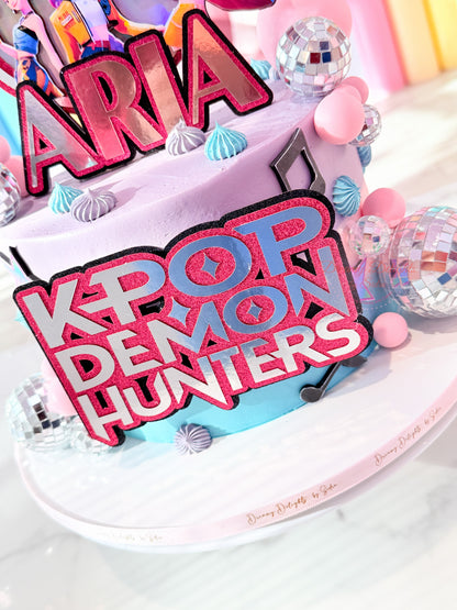 Kpop Demon Hunters Cake 2