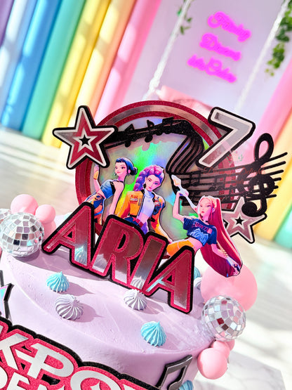 Kpop Demon Hunters Cake 2