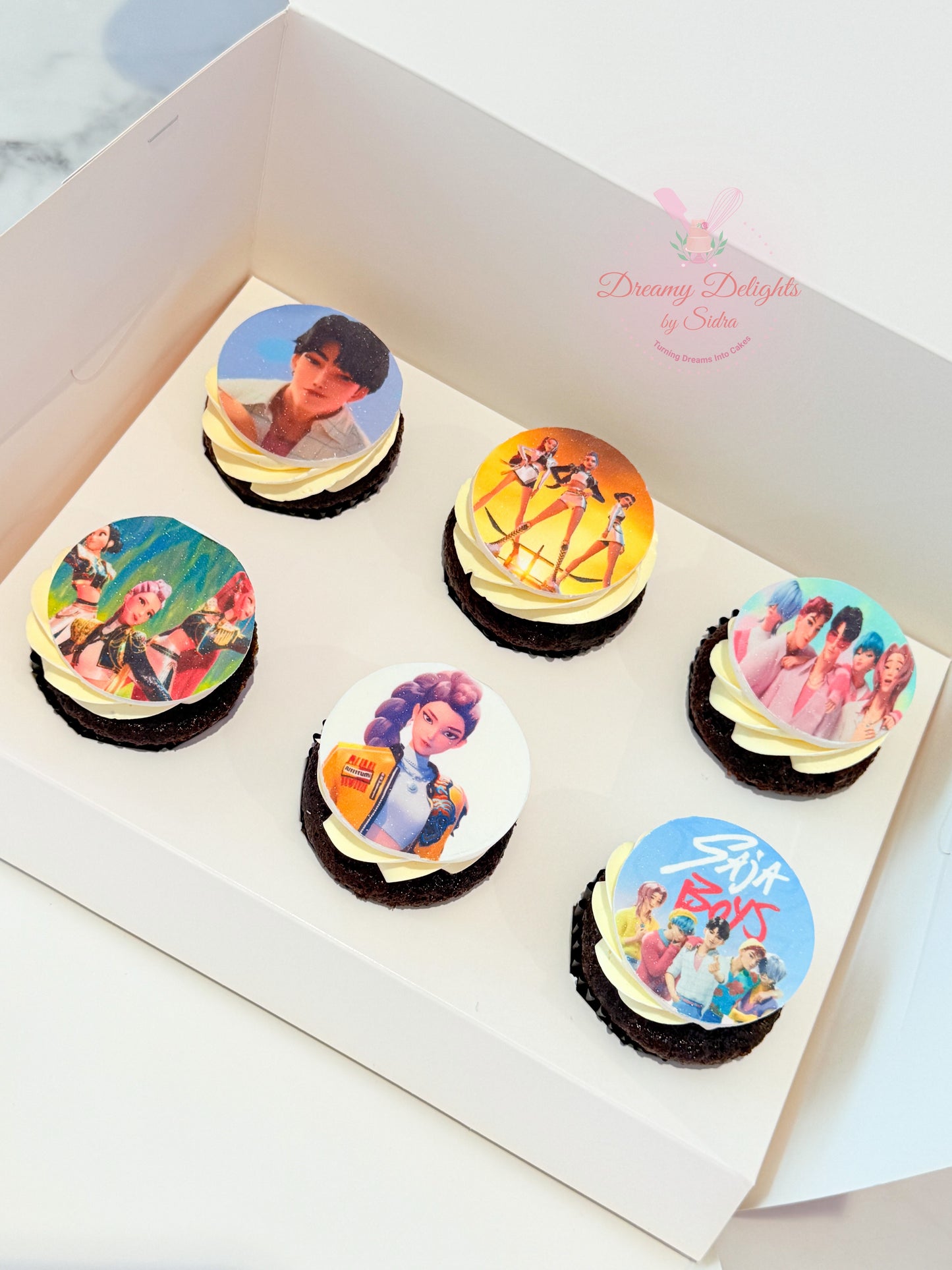 Kpop Demon Hunters Cupcakes
