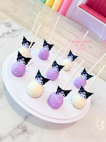Kuromi Cake Pops
