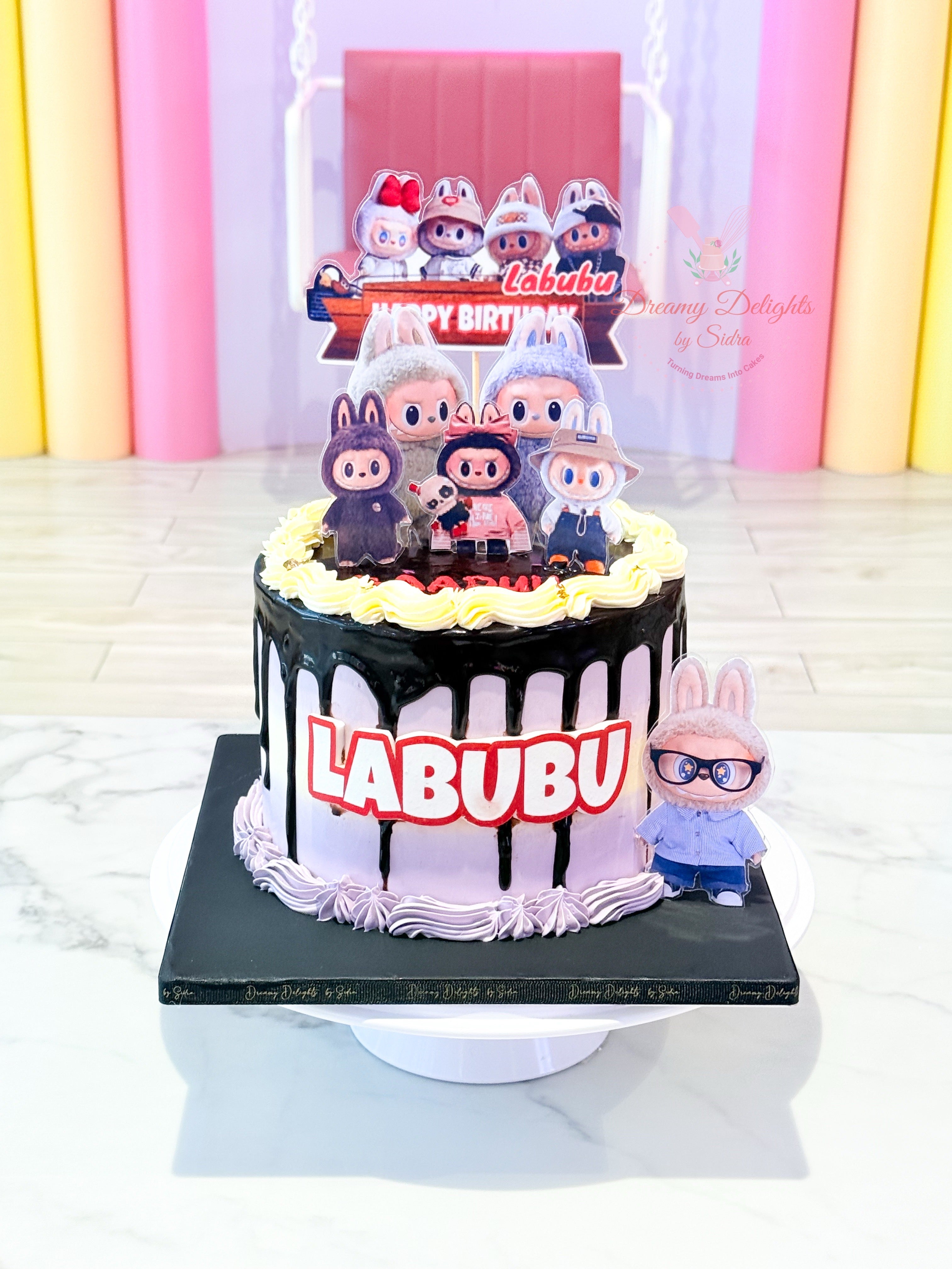 Labubu Cake for Girls – Custom Cartoon Cakes Dubai – DreamyDelightsBySidra