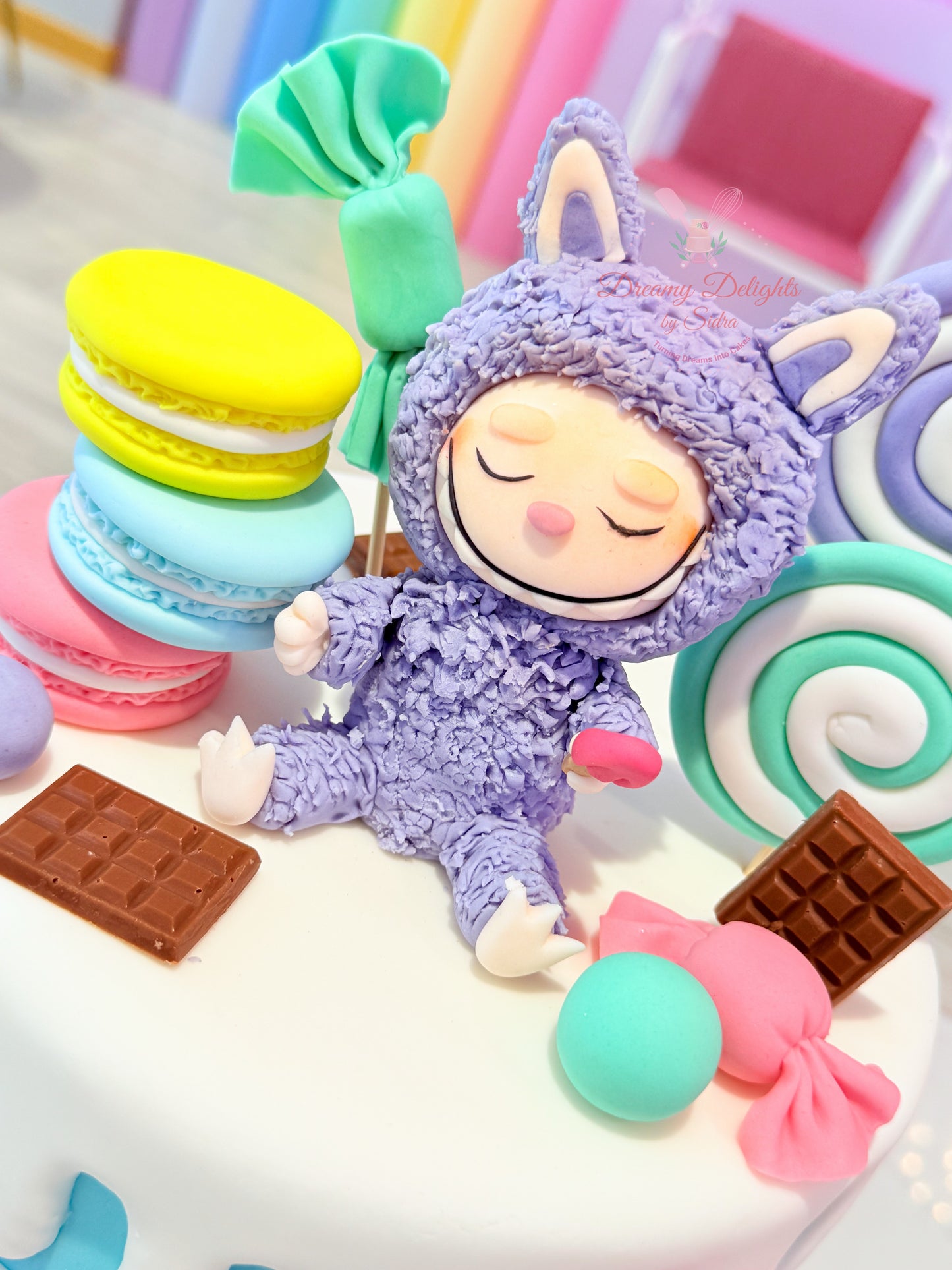 Labubu Candyland Birthday Cake