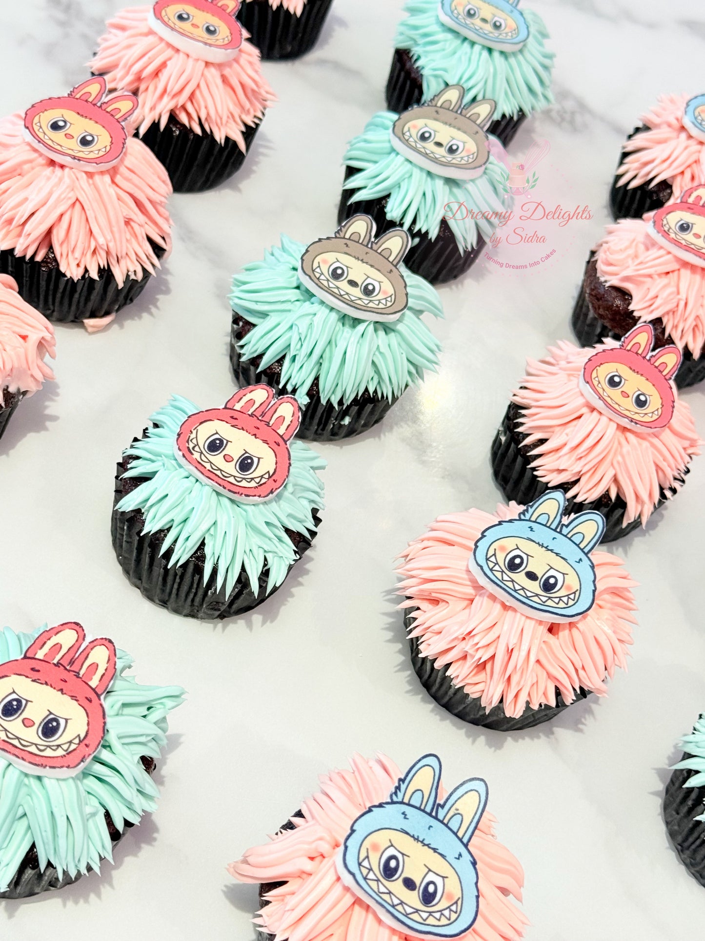 Labubu Cupcakes