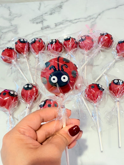 Ladybug Cakepops