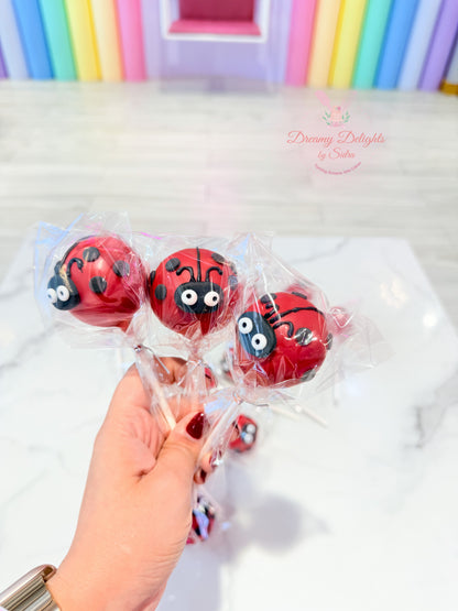 Ladybug Cakepops