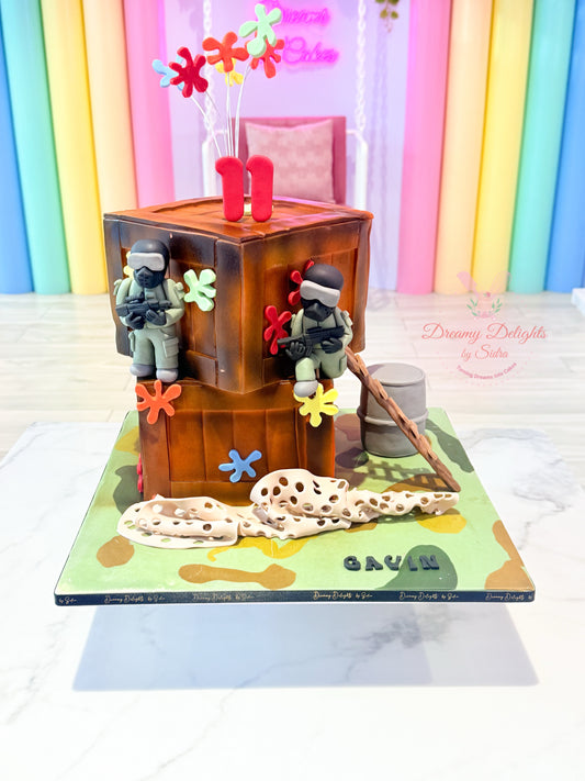 Laser Tag Cake