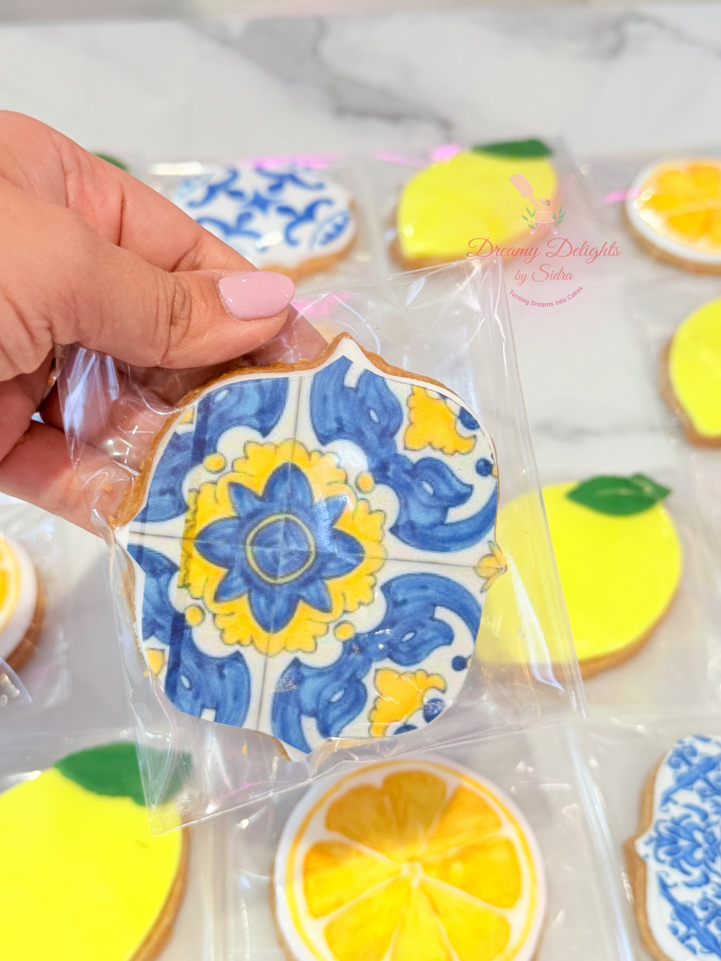Lemon Tile Cookies