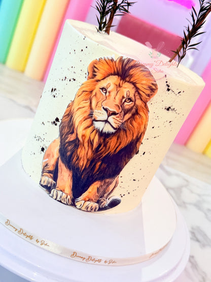 Lion Birthday Cake