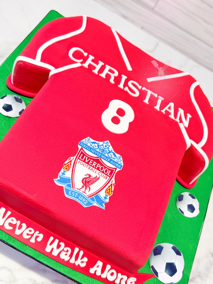Liverpool FC Jersey Cake