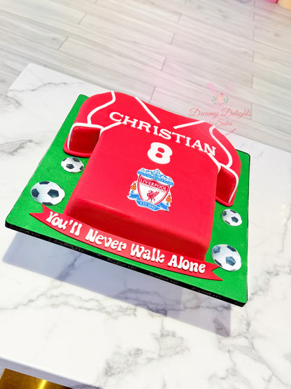 Liverpool FC Jersey Cake