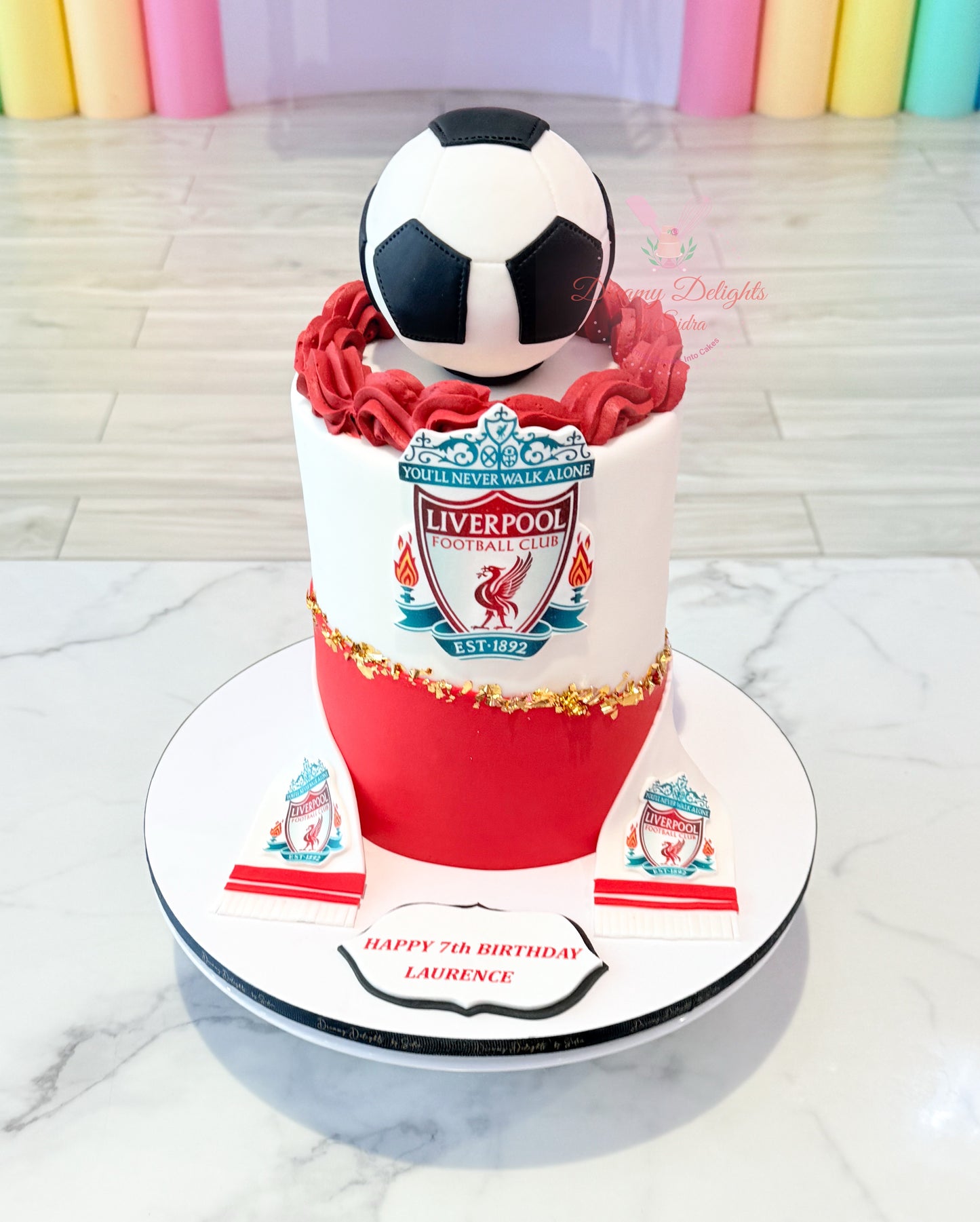 Liverpool Football Cake