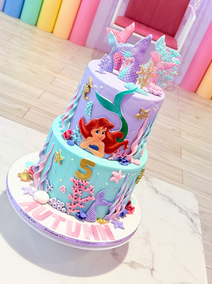 Luxury Mermaid Birthday Cake