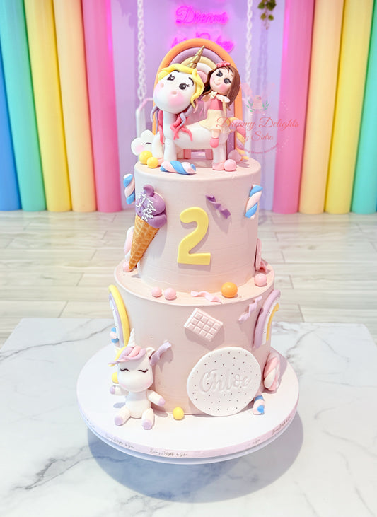 Unicorn Birthday Cake