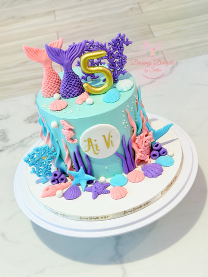 Mermaid Birthday Cake