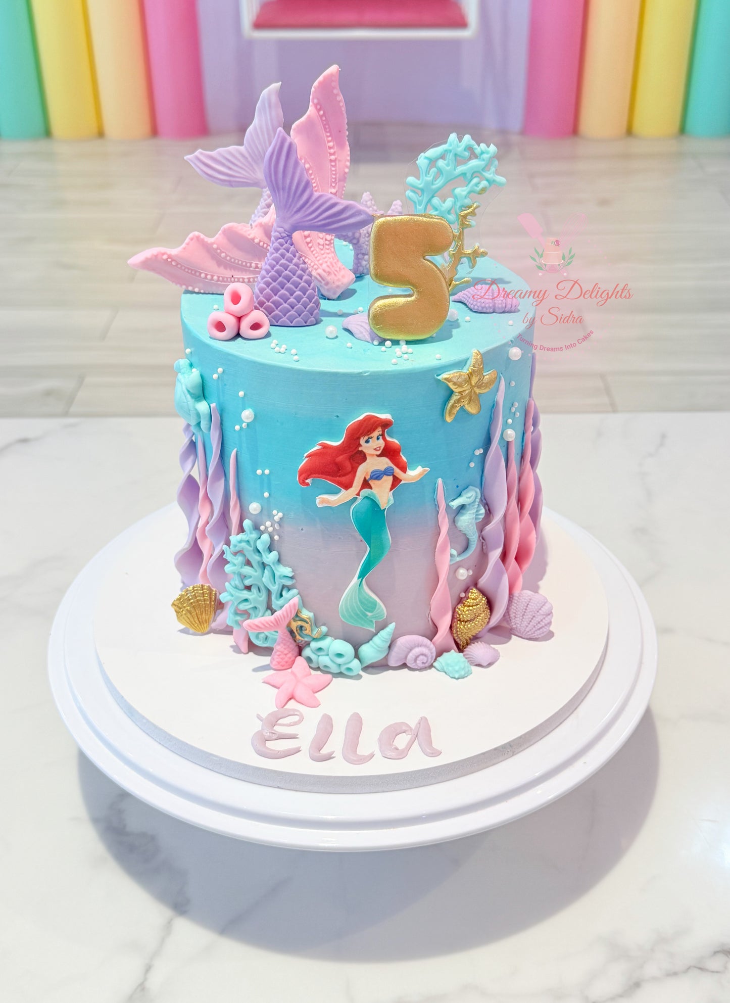 Ocean Dream Mermaid Cake