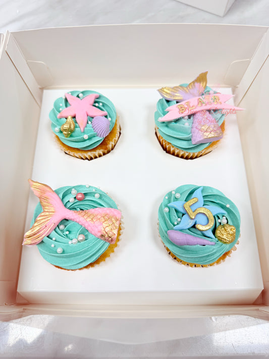 Magical Mermaid Cupcakes