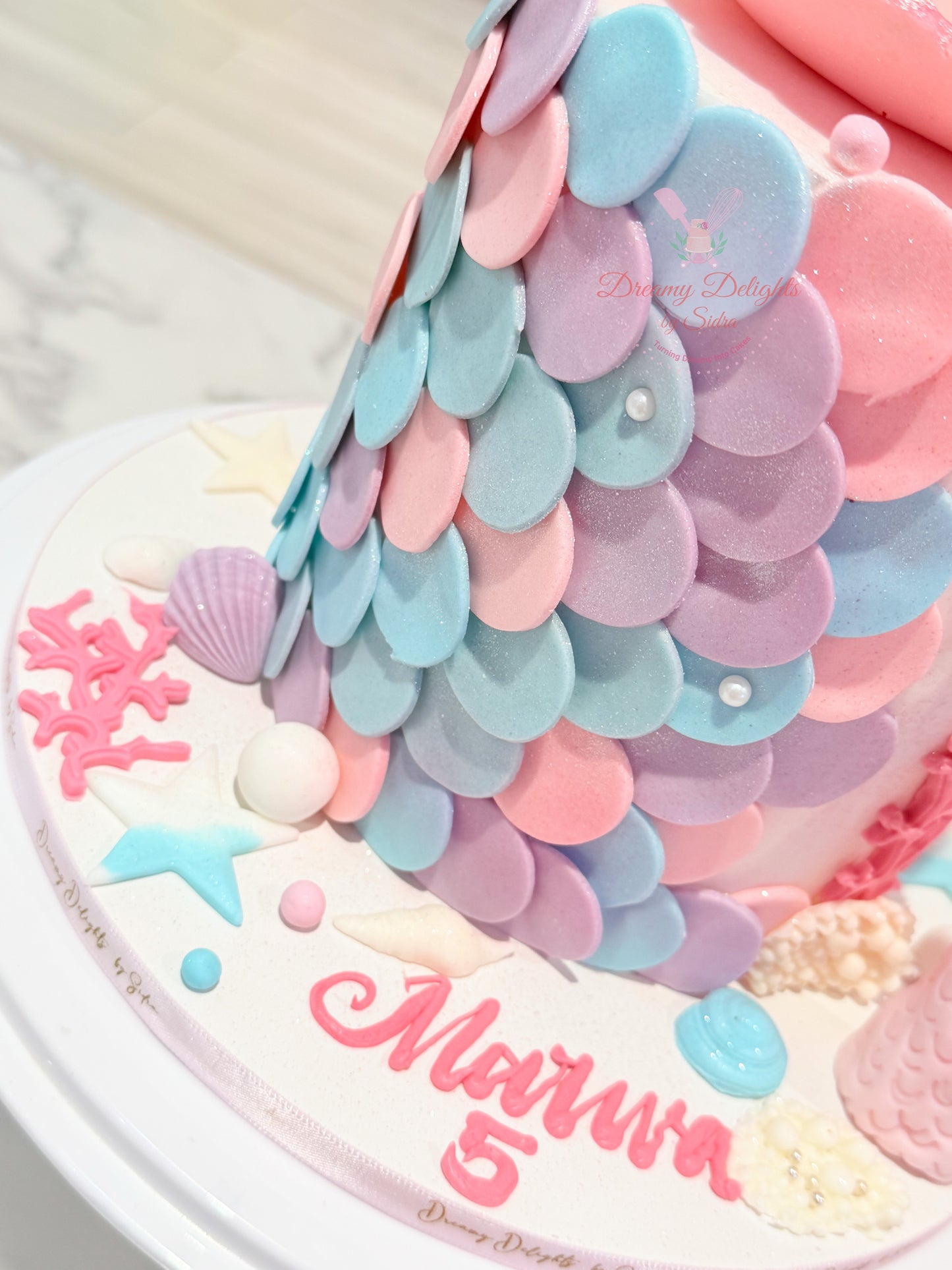 Mermaid Tail Birthday Cake