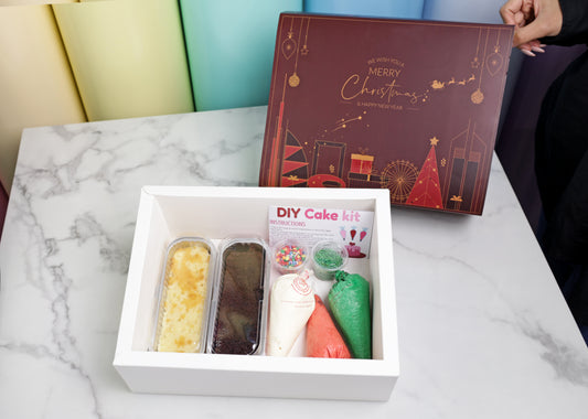 Merry Christmas DIY Cake Slab Kit Christmas cake in Dubai festive Christmas cake delivery Dubai