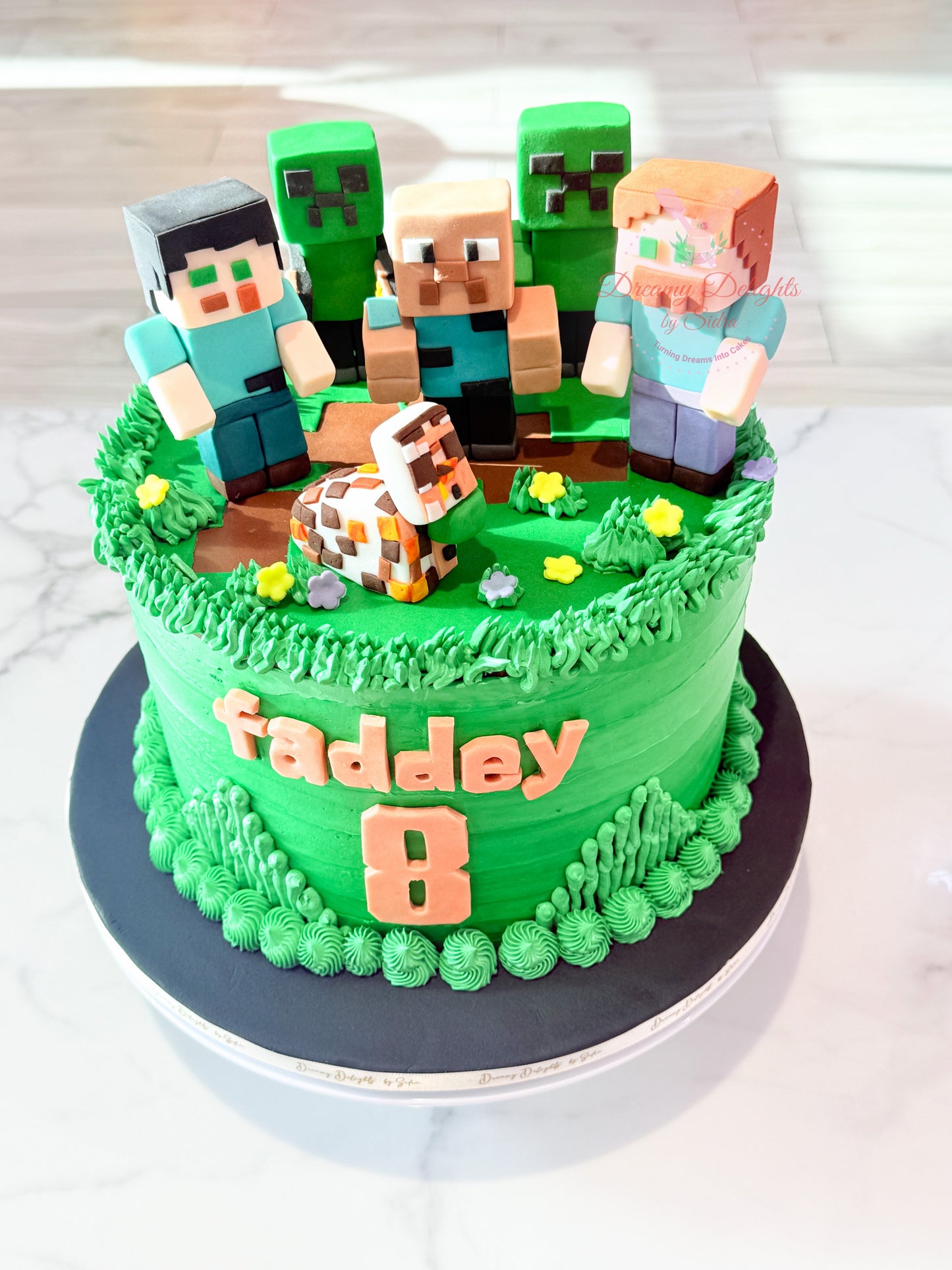 Minecraft Birthday Cake