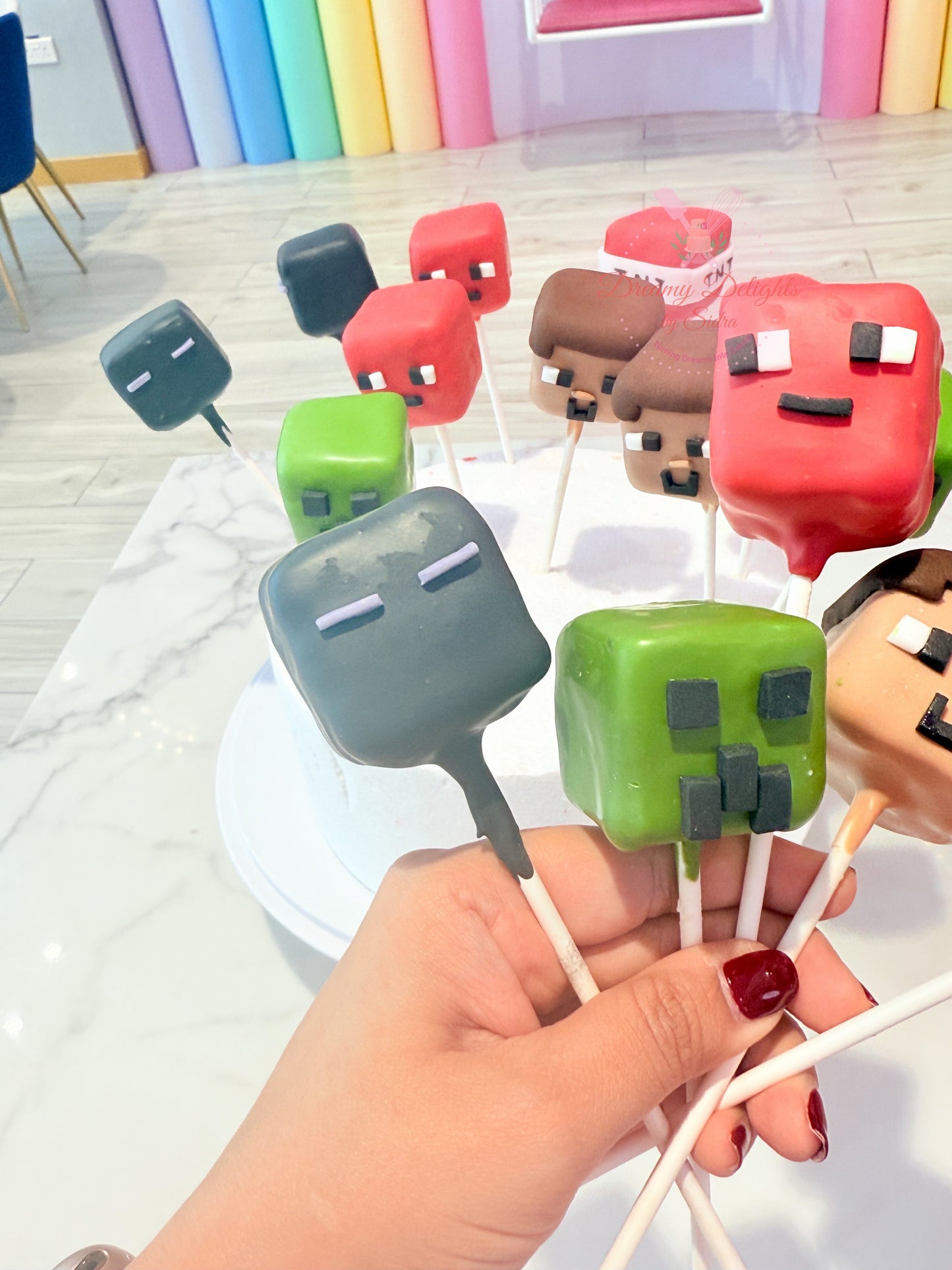 Minecraft Cakepops