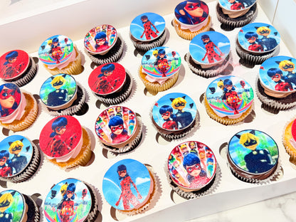 Miraculous Ladybug Cupcakes