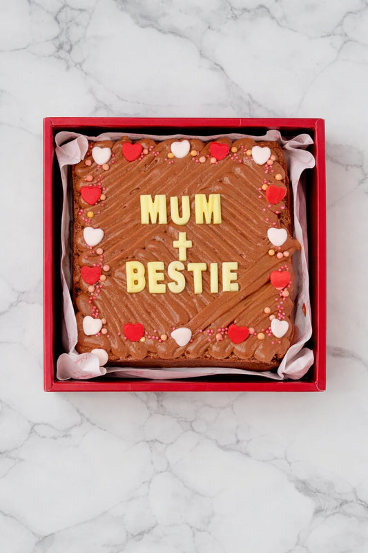 Mothers Day Brownie Slab
