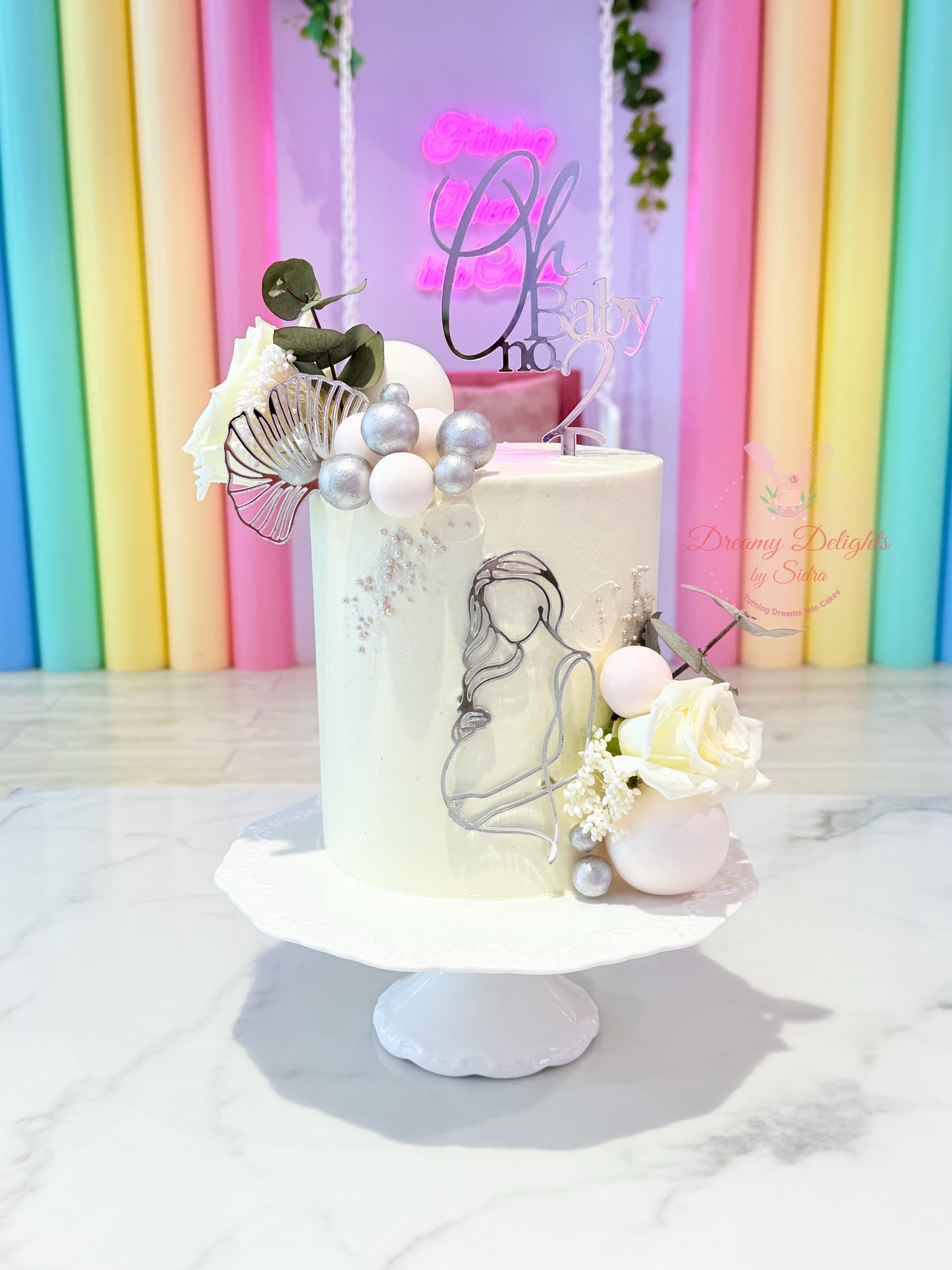 Premium Oh Baby Shower Cake
