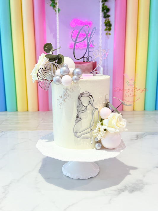 Premium Oh Baby Shower Cake
