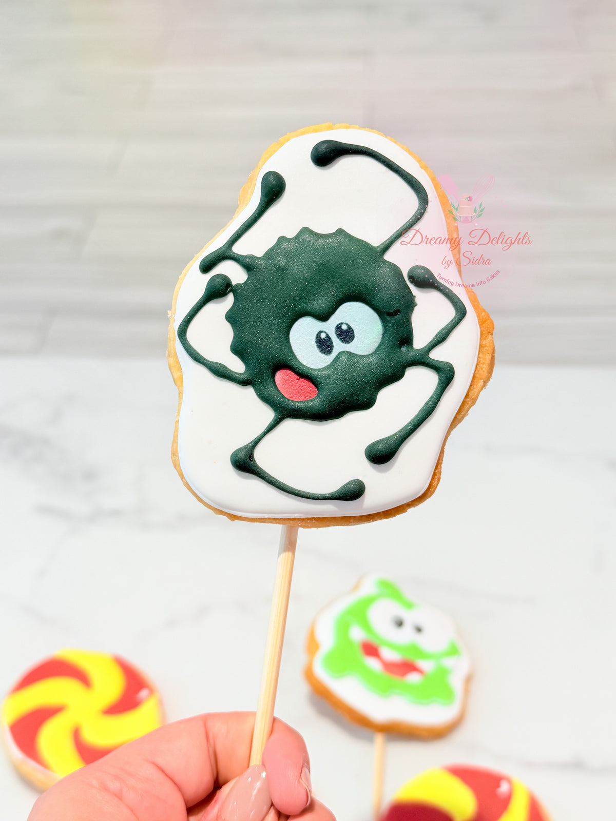 Om Nom Character Cookie