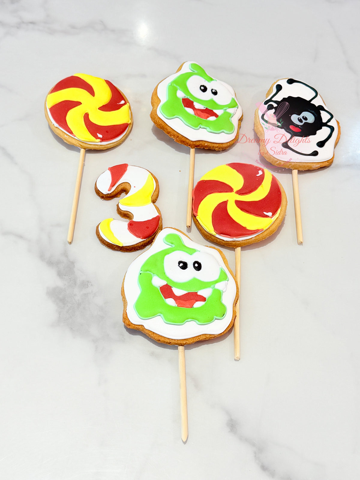 Om Nom Character Cookie