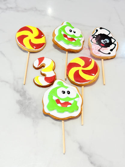 Om Nom Character Cookie