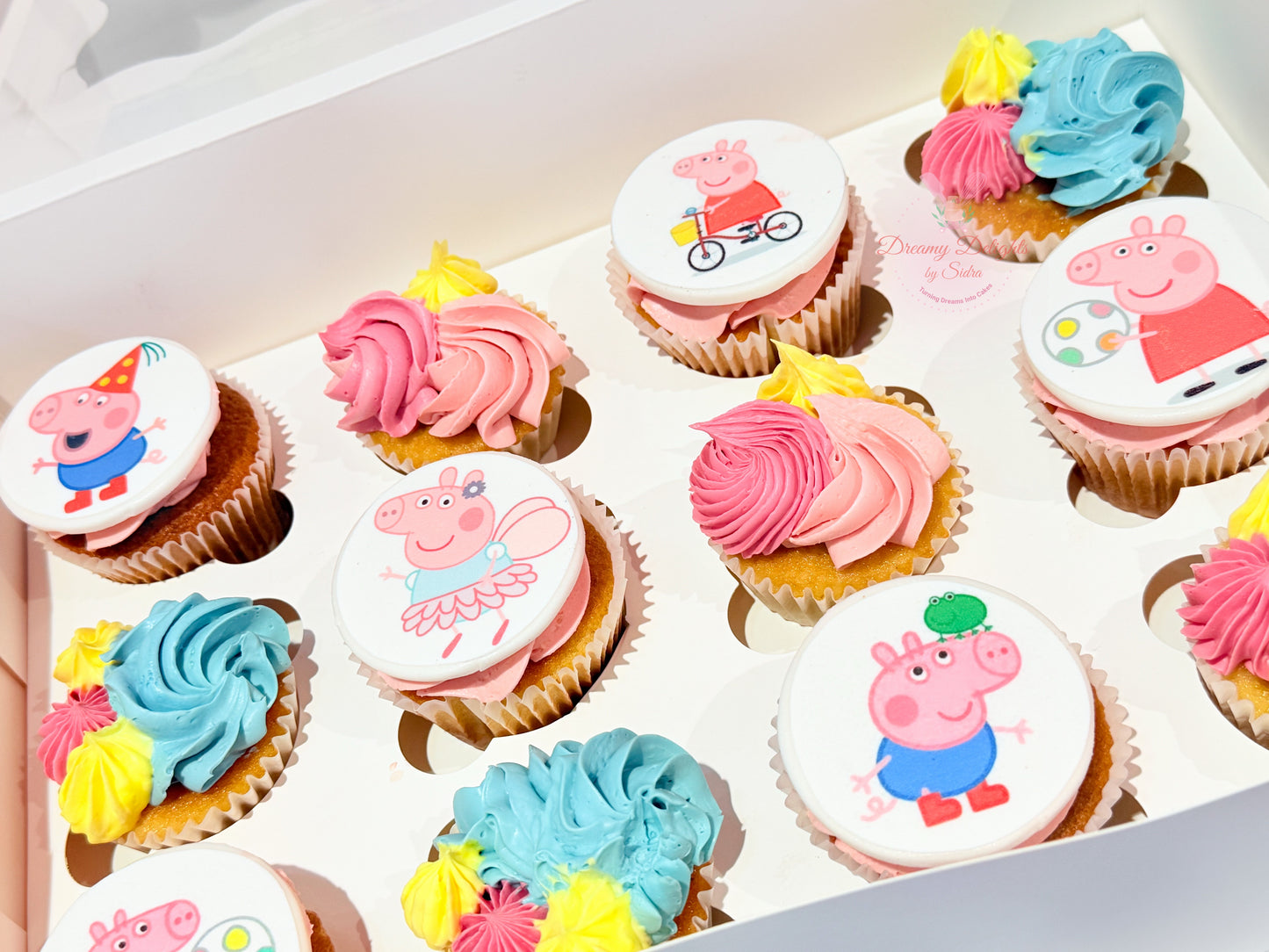 Peppa Pig Cupcakes