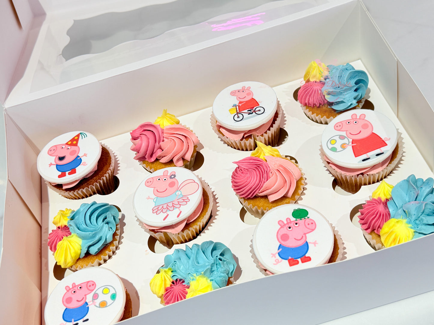 Peppa Pig Cupcakes