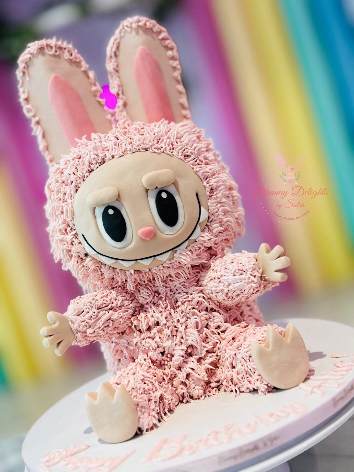 Pink Labubu Cake 2