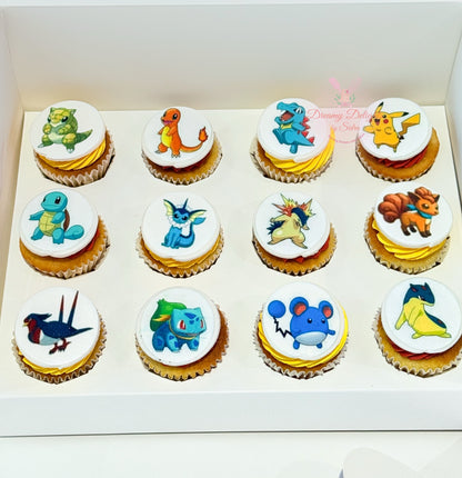 Premium Pokémon Theme Cupcakes