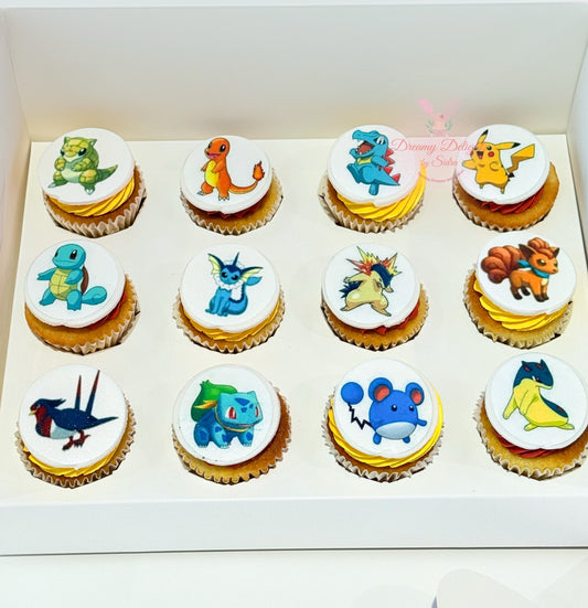 Premium Pokémon Theme Cupcakes
