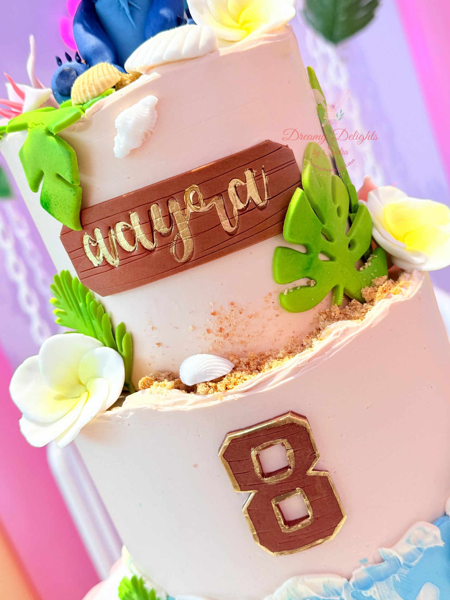 Stitch Surfboard Cake