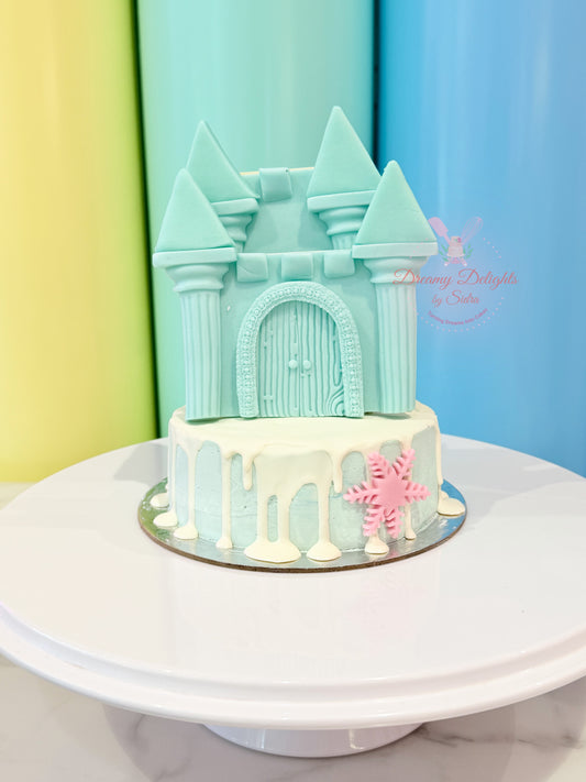 Princess castle birthday cake for girls Dubai