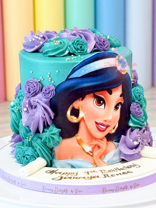 Princess Jasmine Birthday Cake