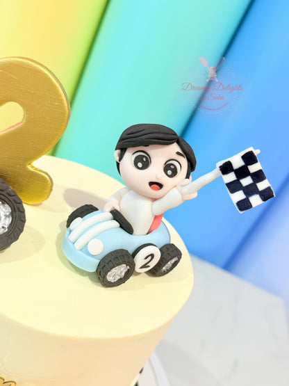 Racing Cars Birthday Cake