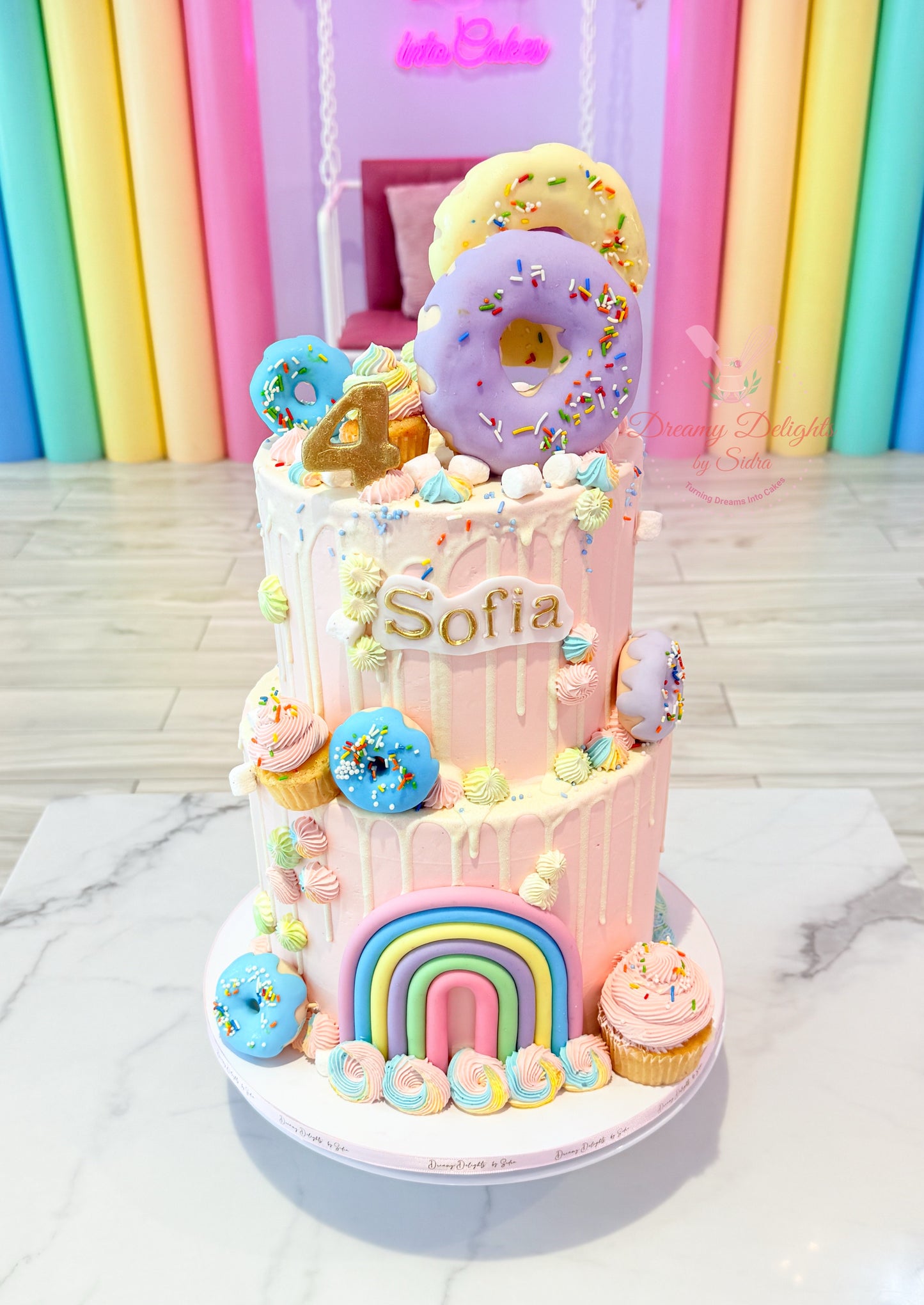 Candyland Rainbow Cake