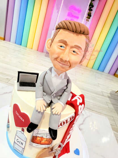 Luxury Real Estate Theme Cake