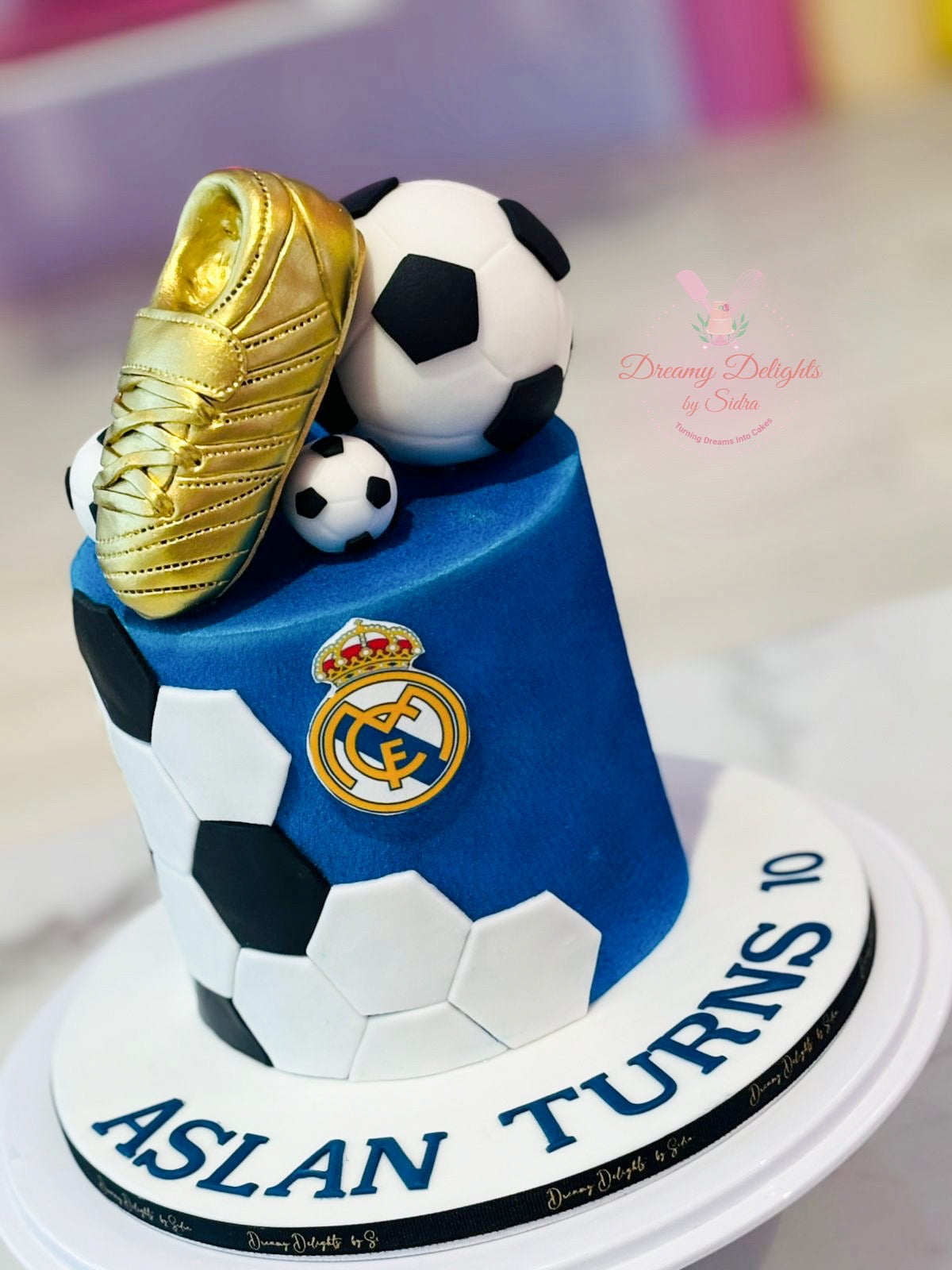 Real Madrid Football Cake