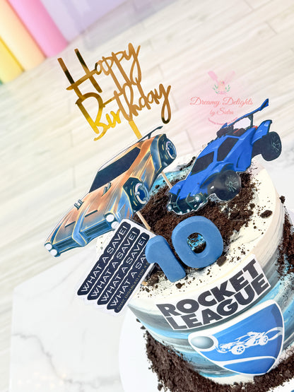 Rocket League Cake