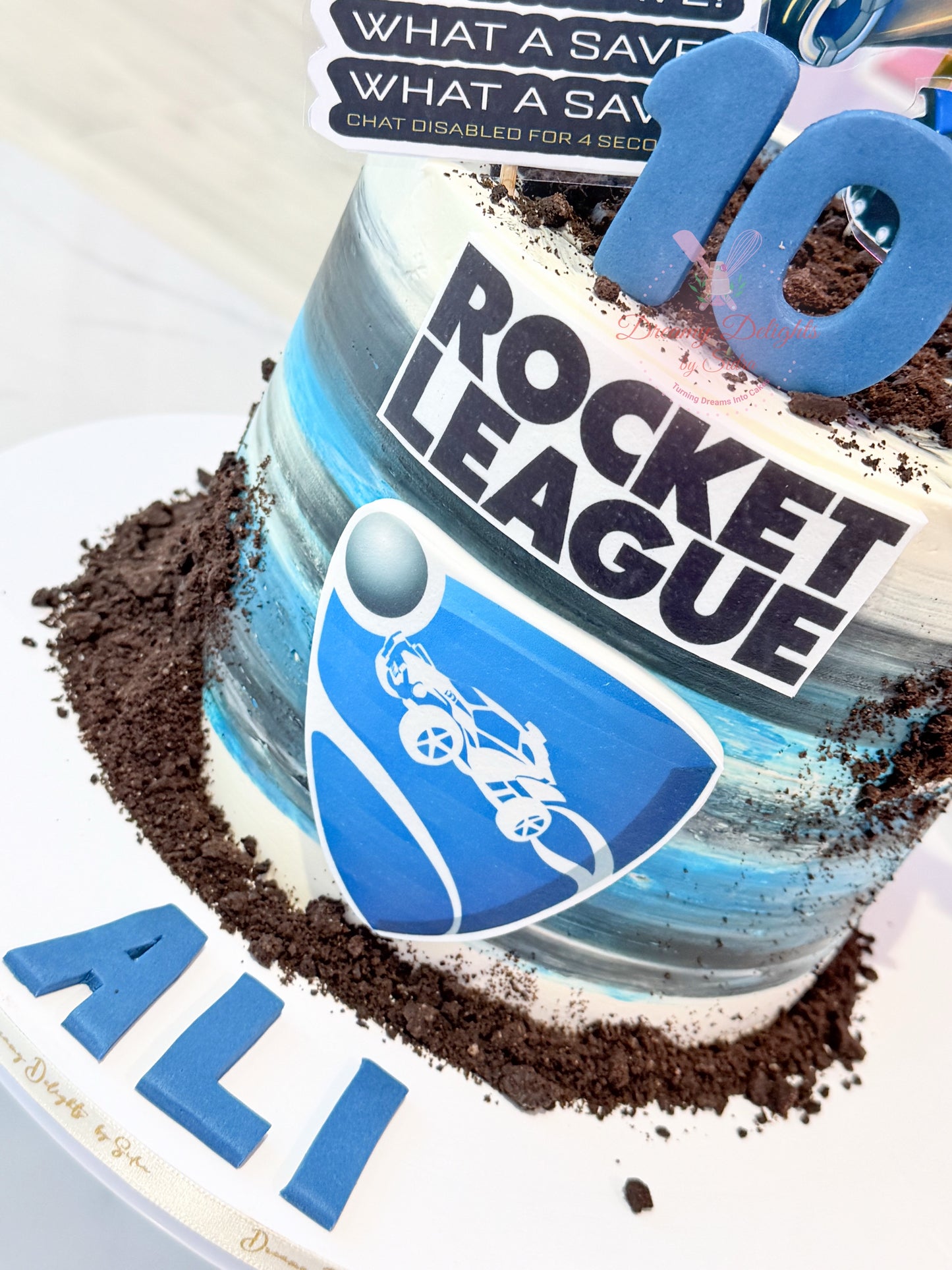 Rocket League Cake
