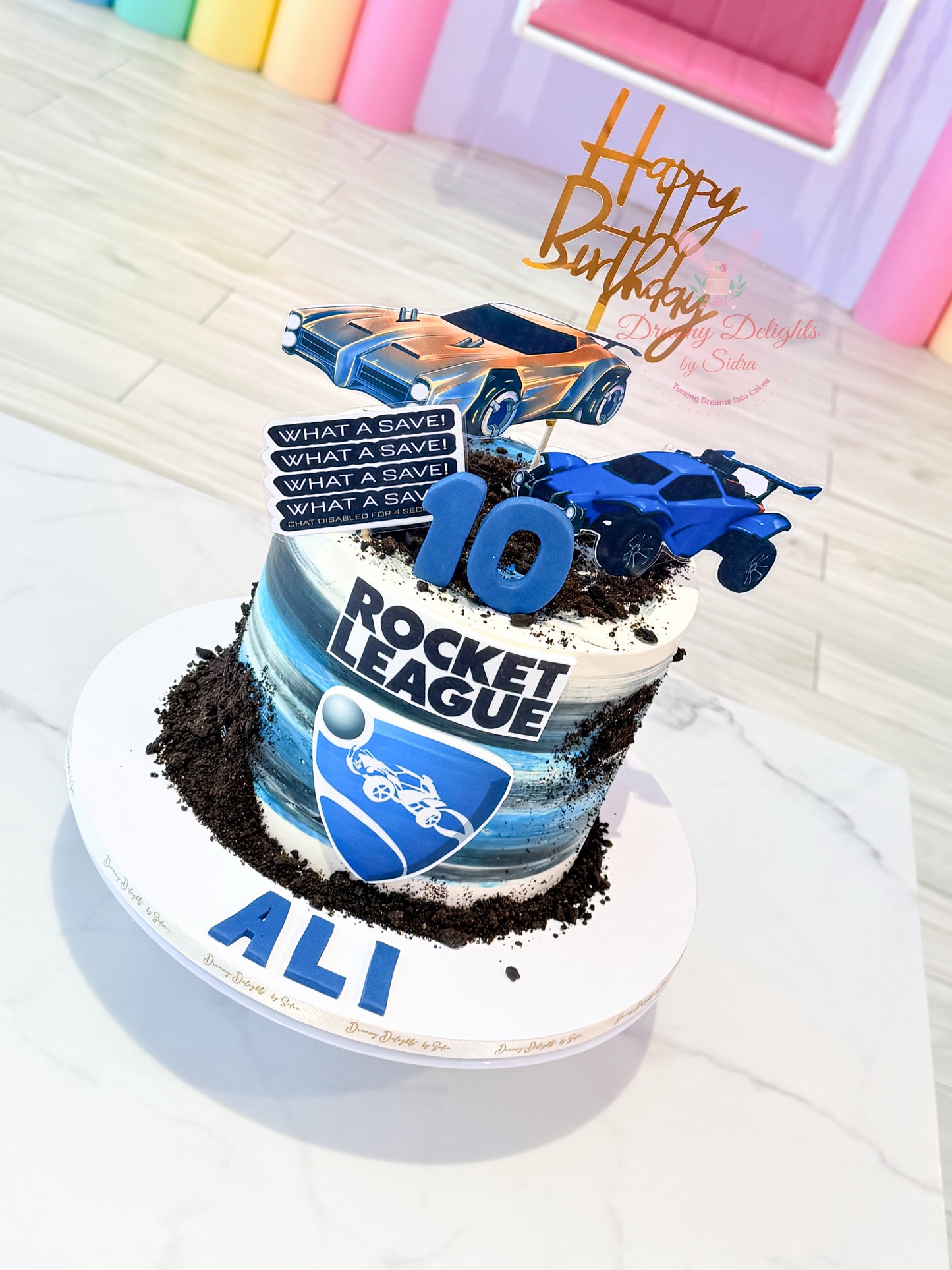 Rocket League Cake