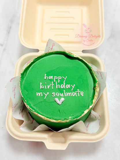 Rolex green bento cake in Dubai mini birthday cake for him luxury theme