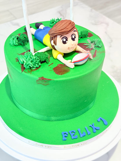 Custom Rugby Birthday Cake